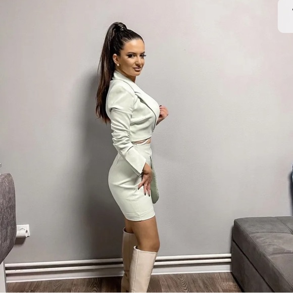 Zara Brand New Cut Out Blazer Dress - Picture 9 of 11